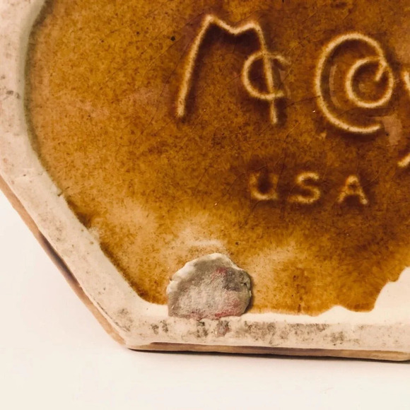 Vintage Mccoy Art Pottery Wishing Well  Planter USA - Picture 14 of 16